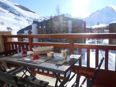 Ski verhuur Appartement 2 kamers bergnis 6 personen (MEI500) - Résidence le Meijotel B - Les 2 Alpes - Balkon