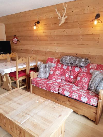 Rent in ski resort Studio sleeping corner 4 people (MEI101) - Résidence le Meijotel B - Les 2 Alpes - Living room