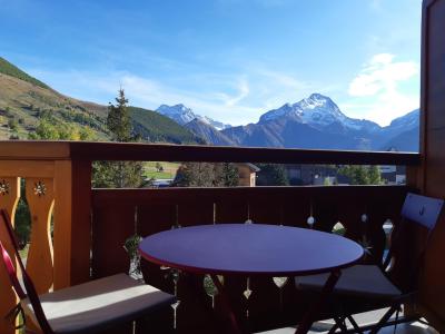 Skiverleih Studio Schlafnische 4 Personen (PLS1404) - Résidence le Plein Sud B - Les 2 Alpes - Balkon