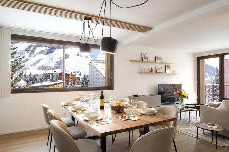Ski verhuur Appartement 3 kabine kamers 6 personen (22) - Résidence le Provencal - Les 2 Alpes - Woonkamer