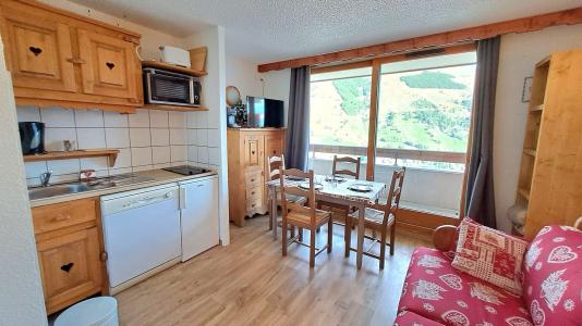 Ski verhuur Appartement 2 kamers bergnis 4 personen (SOL415) - Résidence le Soleil - Les 2 Alpes - Woonkamer