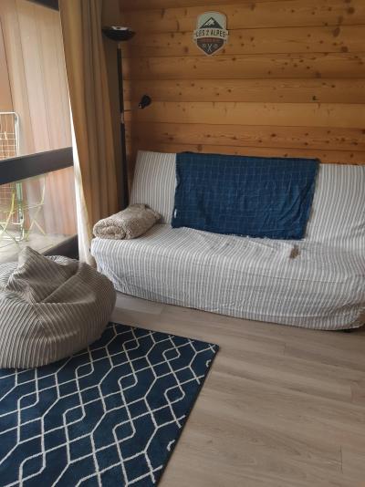 Rent in ski resort 2 room apartment sleeping corner 6 people (VIK22) - Résidence le Viking - Les 2 Alpes - Living room