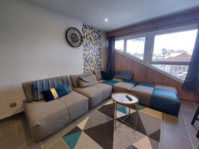 Rent in ski resort 3 room apartment cabin 8 people (69) - Résidence les Bleuets B - Les 2 Alpes - Living room