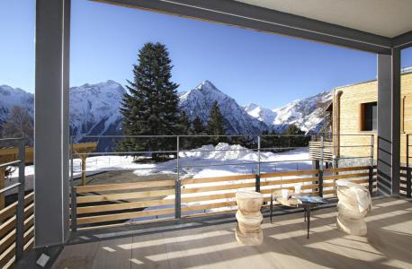 Ski verhuur Appartement 4 kamers 8 personen (1.2) - Résidence Mariande - Les 2 Alpes - Terras