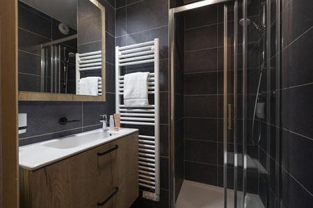 Location au ski Appartement 3 pièces cabine 6-8 personnes (Premium) - Résidence Terresens Neige et Soleil - Les 2 Alpes - Salle d'eau