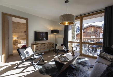 Ski verhuur Appartement 5 kamers 10 personen - Résidence Terresens Neige et Soleil - Les 2 Alpes - Woonkamer