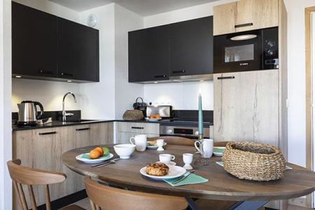 Rent in ski resort Résidence Terresens Neige et Soleil - Les 2 Alpes - Kitchen