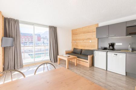 Rent in ski resort Studio sleeping corner 4 people - Résidence Vallée Blanche - Les 2 Alpes - Living room
