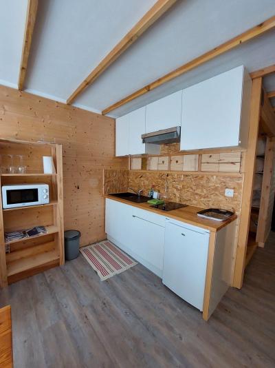 Skiverleih Studio Kabine für 4 Personen (34) - Résidence Waala - Les 2 Alpes - Kochnische