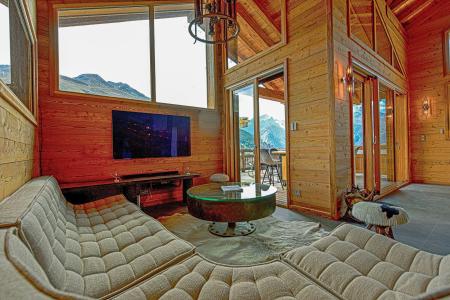 Rent in ski resort 4 room chalet 10 people (AP-L2A-COBE) - SOLSKI - Les 2 Alpes - Living room