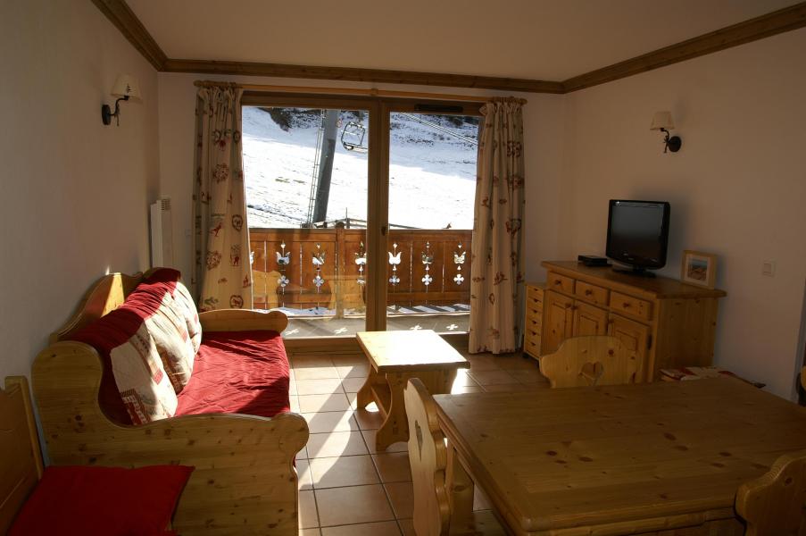 Rent in ski resort 2 room apartment 4 people - Résidence les Granges des 7 Laux - Les 7 Laux - Living room