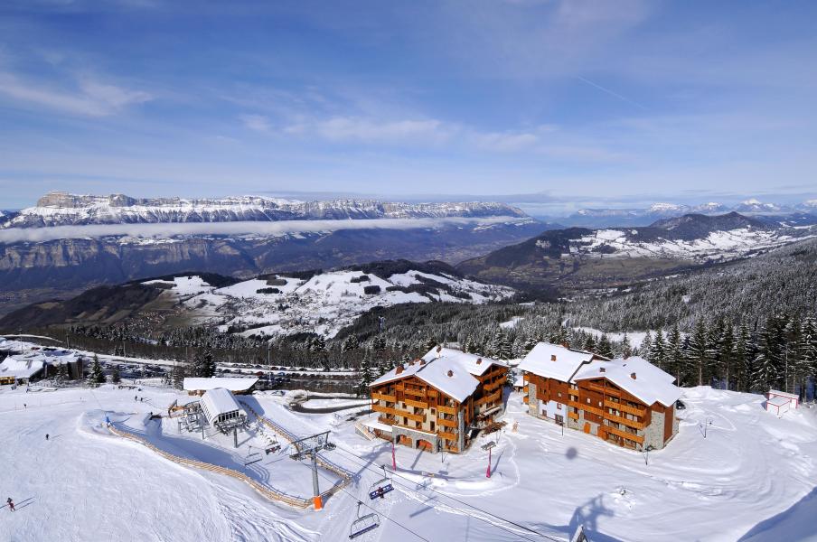 Vacances en montagne Résidence les Granges des 7 Laux - Les 7 Laux - Extérieur hiver
