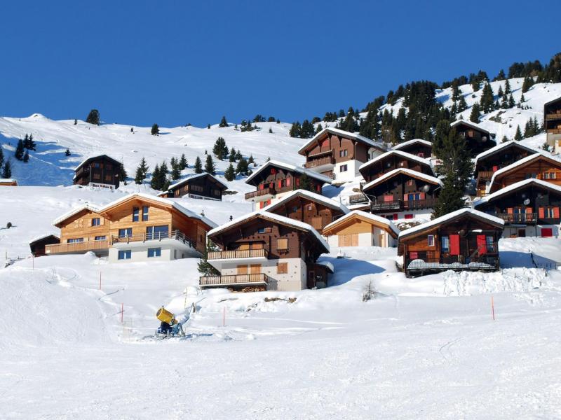 Vacances en montagne Résidence les Chalets de l'Isard - Les Angles - Extérieur hiver