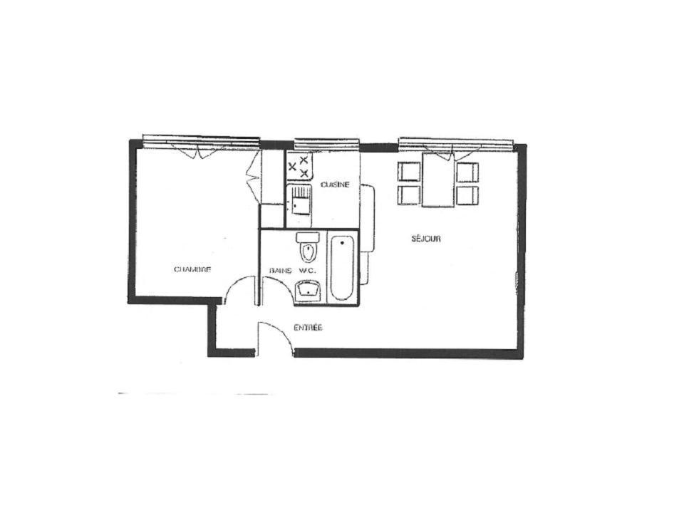 Appartement 2 pièces 4 personnes