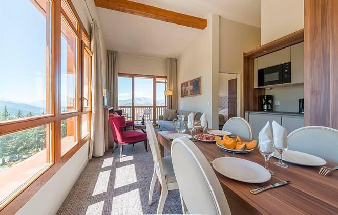 Rent in ski resort Appart'Hôtel Eden - Les Arcs - Dining area
