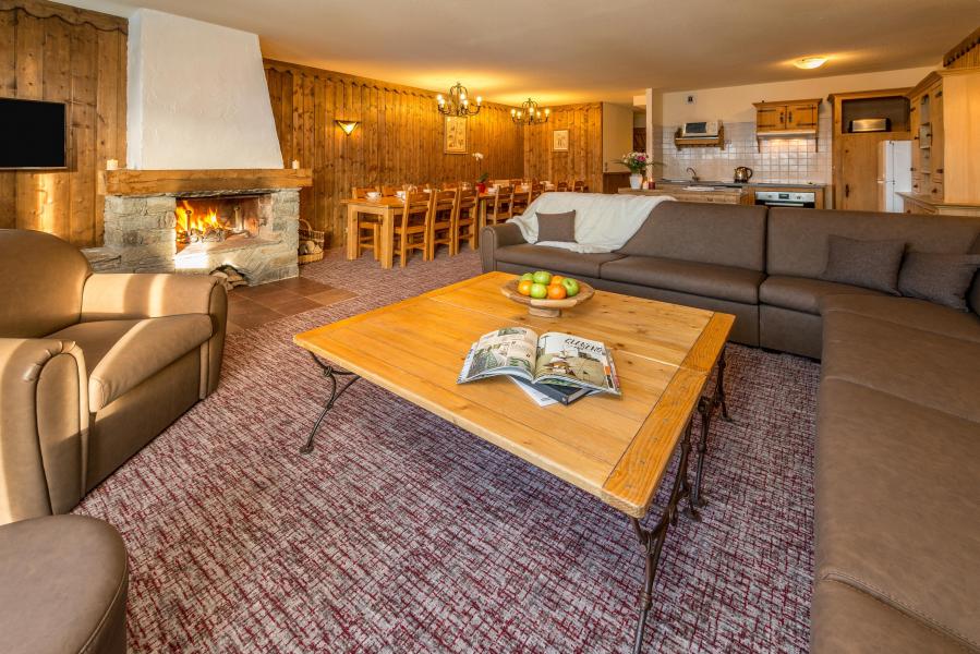 Аренда на лыжном курорте Апартаменты 8 комнат  14-16 чел. - Chalet Altitude - Les Arcs - Салон