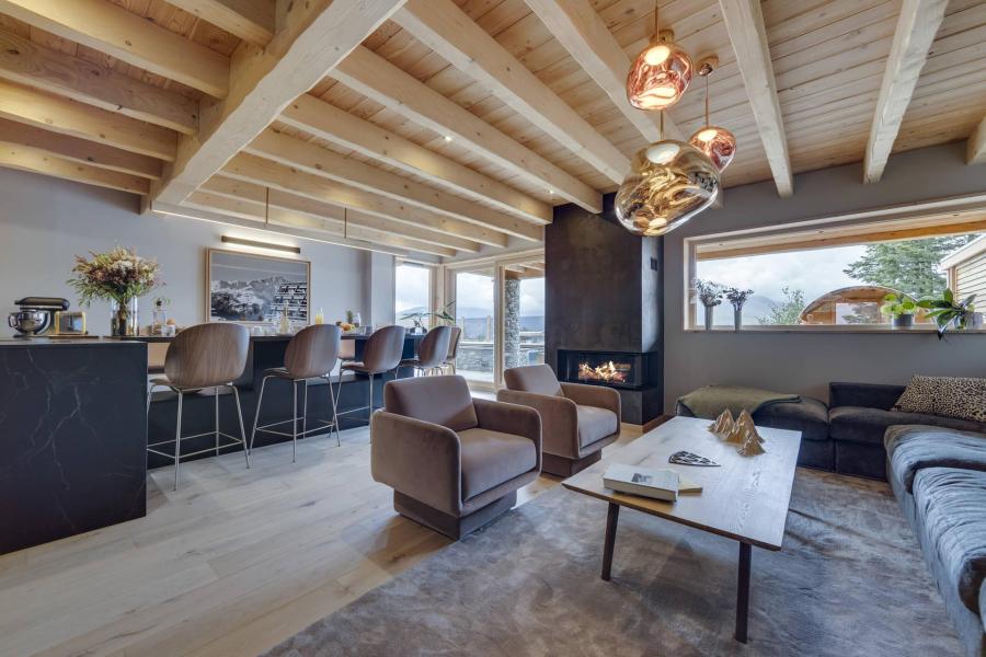 Location au ski Chalet triplex 6 pièces 12 personnes (1) - Chalet Belavya - Les Arcs - Séjour