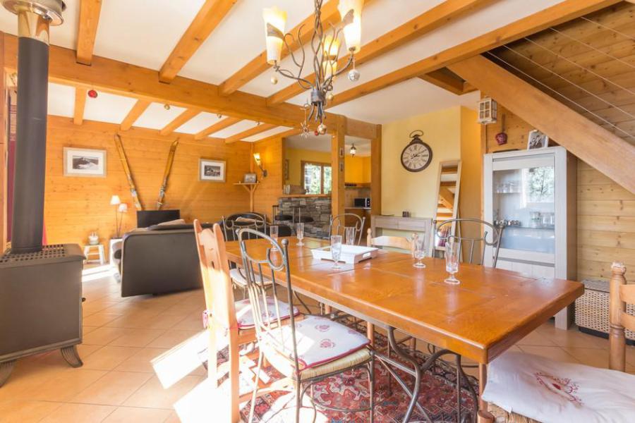 Ski verhuur Chalet 4 kamers 8 personen - Chalet Croisette - Les Arcs - Woonkamer