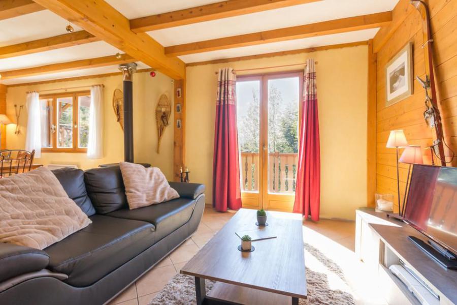 Ski verhuur Chalet 4 kamers 8 personen - Chalet Croisette - Les Arcs - Woonkamer