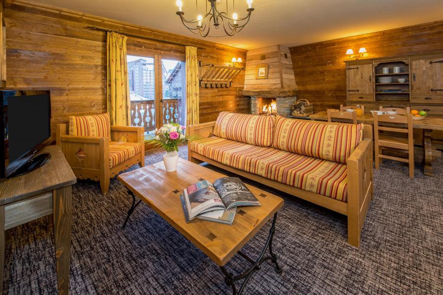 Rent in ski resort 3 room apartment 4-6 people - Chalet de l'Ours - Les Arcs - Living room