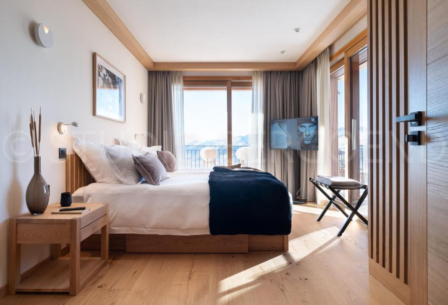 Rent in ski resort 8 room triplex chalet 14 people - Chalet L'Eden - Les Arcs - Bedroom