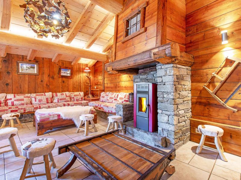 Rent in ski resort Chalet Père Marie - Les Arcs - Living room