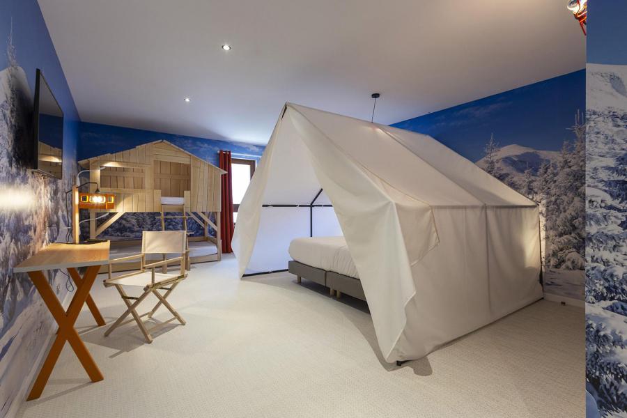 Аренда на лыжном курорте Спальня  1-2 чел. (TENTE) - Hôtel Base Camp Lodge - Les Arcs - Двухспальная кровать