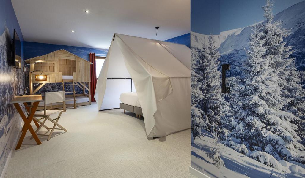 Ski verhuur Kamer 1-2 personen (TENTE) - Hôtel Base Camp Lodge - Les Arcs - Kamer