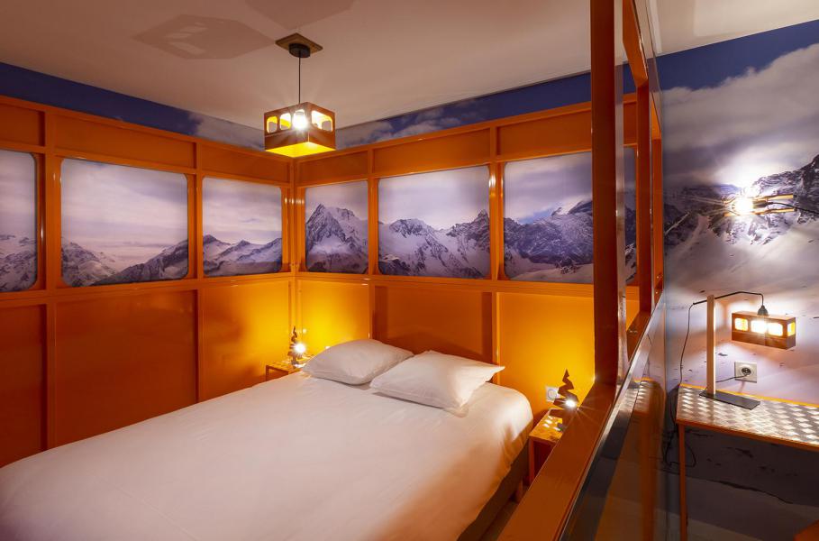 Ski verhuur Kamer 2 personen (TELEPHERIQUE) - Hôtel Base Camp Lodge - Les Arcs - 2 persoons bed