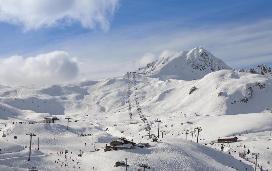 Ski verhuur Hôtel Club MMV les Mélèzes - Les Arcs - Buiten winter