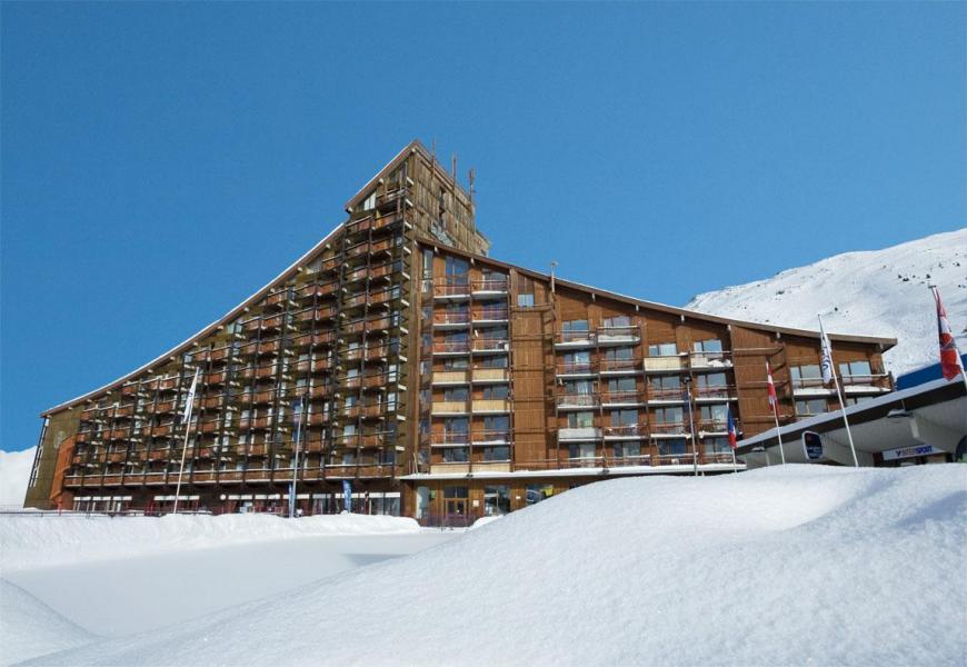 Wynajem na narty Hôtel Club MMV les Mélèzes - Les Arcs - Zima na zewnątrz