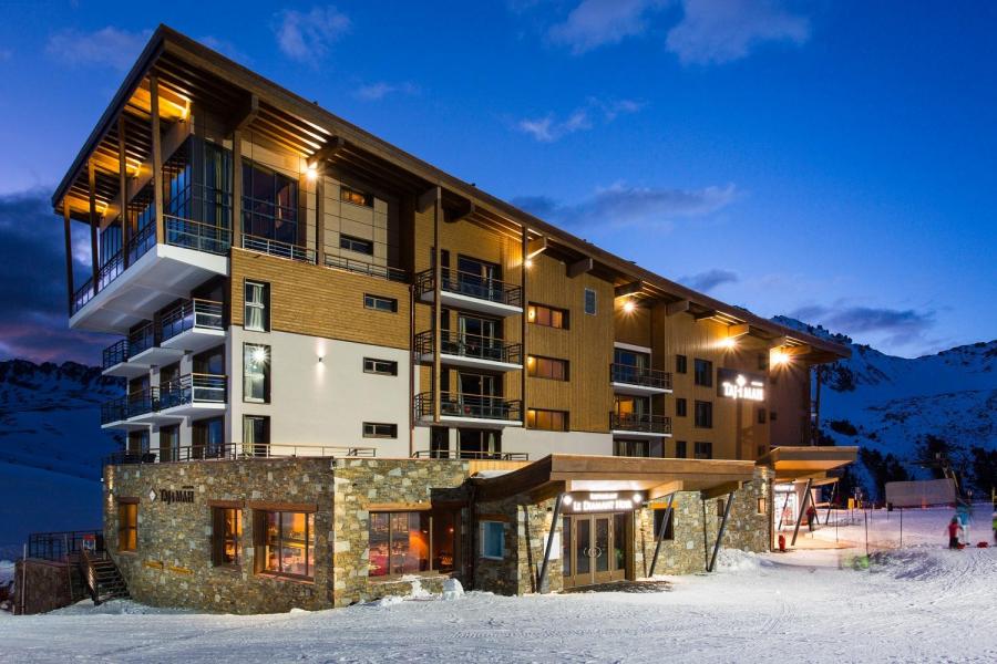 Vacances en montagne Hôtel Taj-I Mah - Les Arcs - Extérieur hiver