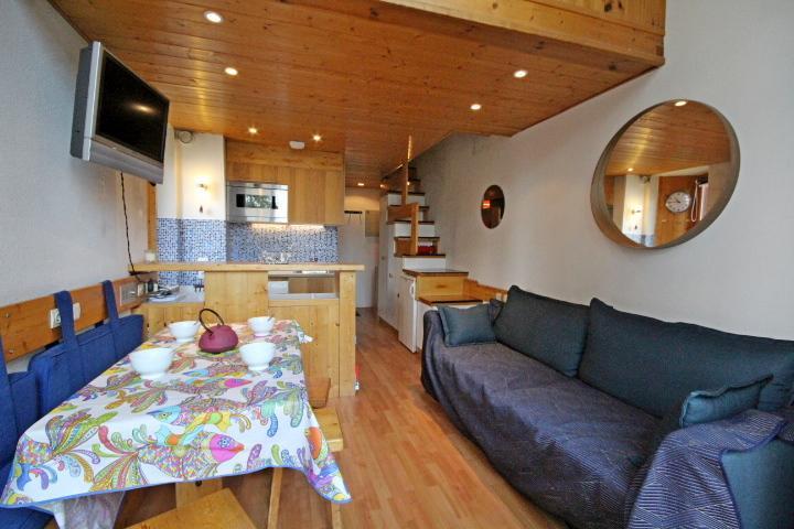 Rent in ski resort 2 room duplex apartment 6 people (307) - La Résidence Alliet - Les Arcs - Living room
