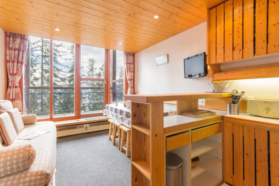 Ski verhuur Appartement duplex 2 kamers 6 personen (305) - La Résidence Alliet - Les Arcs - Woonkamer