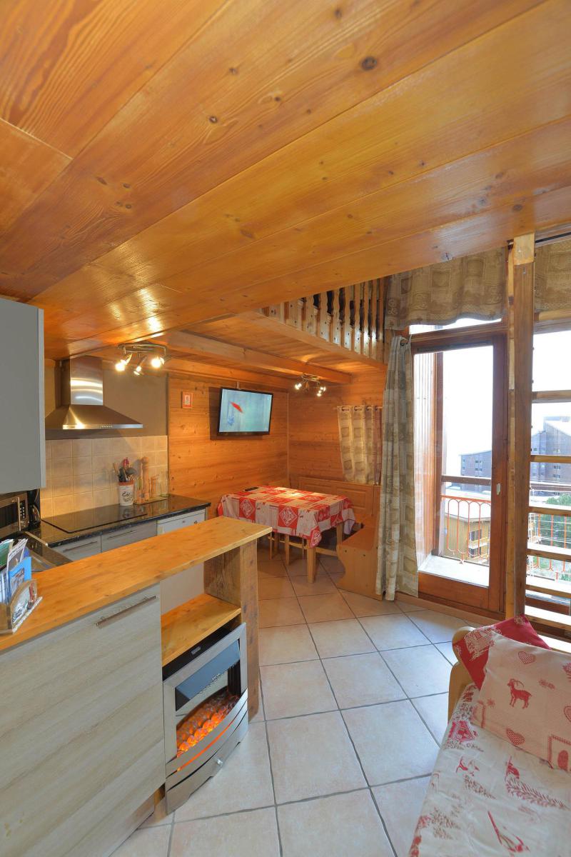 Ski verhuur Studio mezzanine 6 personen (0802) - La Résidence Fond Blanc - Les Arcs - Woonkamer