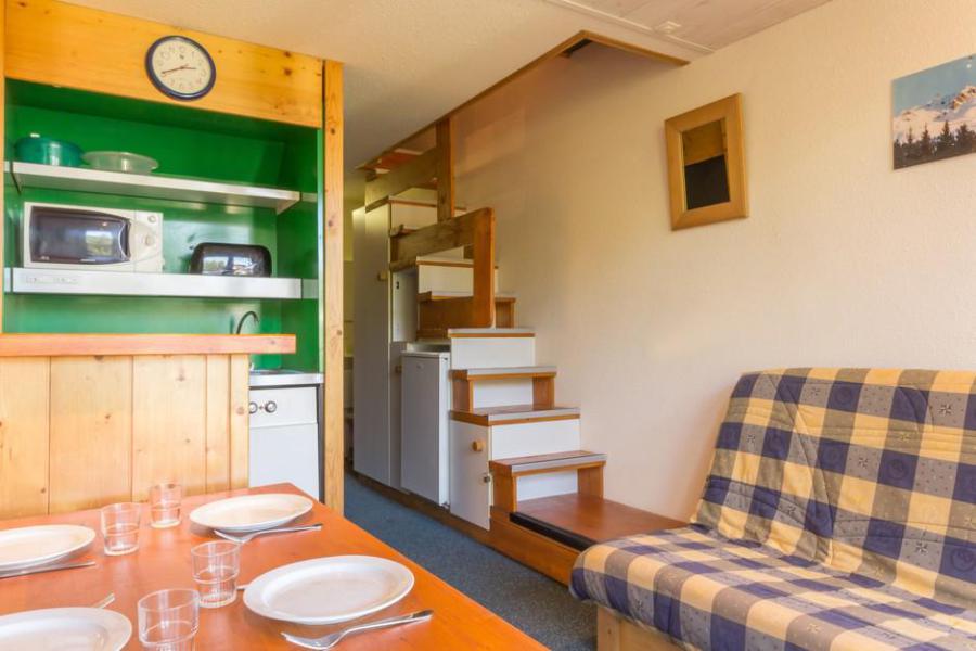 Ski verhuur Appartement 2 kamers mezzanine 6 personen (420) - La Résidence l'Archeboc - Les Arcs - Woonkamer