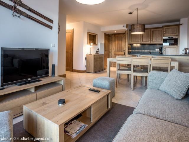 Ski verhuur Appartement 4 kamers 6 personen (19) - La Résidence l'Iseran - Les Arcs - Woonkamer