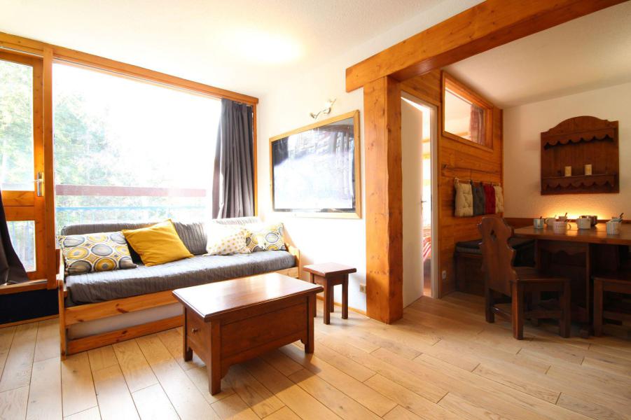 Ski verhuur Appartement 3 kamers 7 personen (419) - La Résidence le Miravidi - Les Arcs - Woonkamer