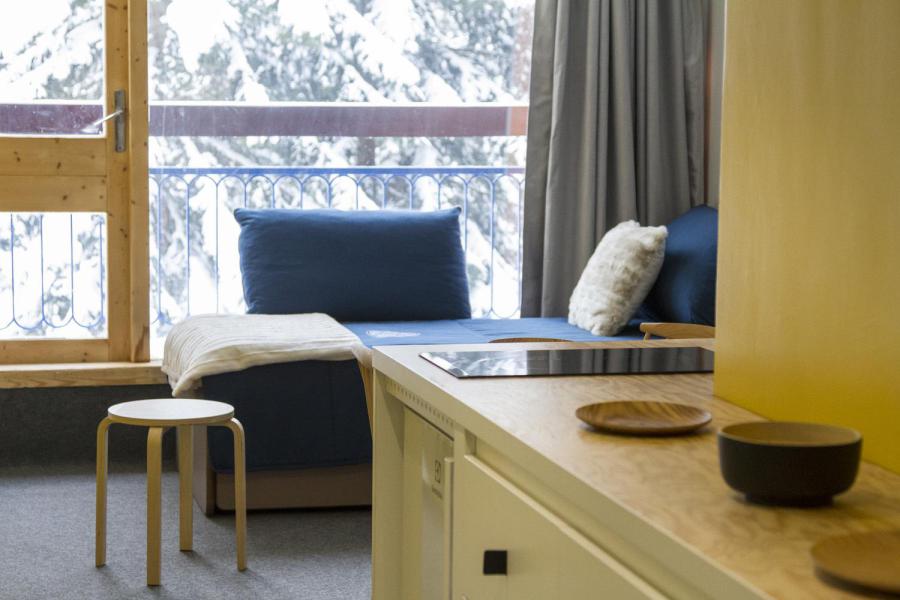 Аренда на лыжном курорте Квартира студия со спальней для 4 чел. (209) - La Résidence le Miravidi - Les Arcs - Салон