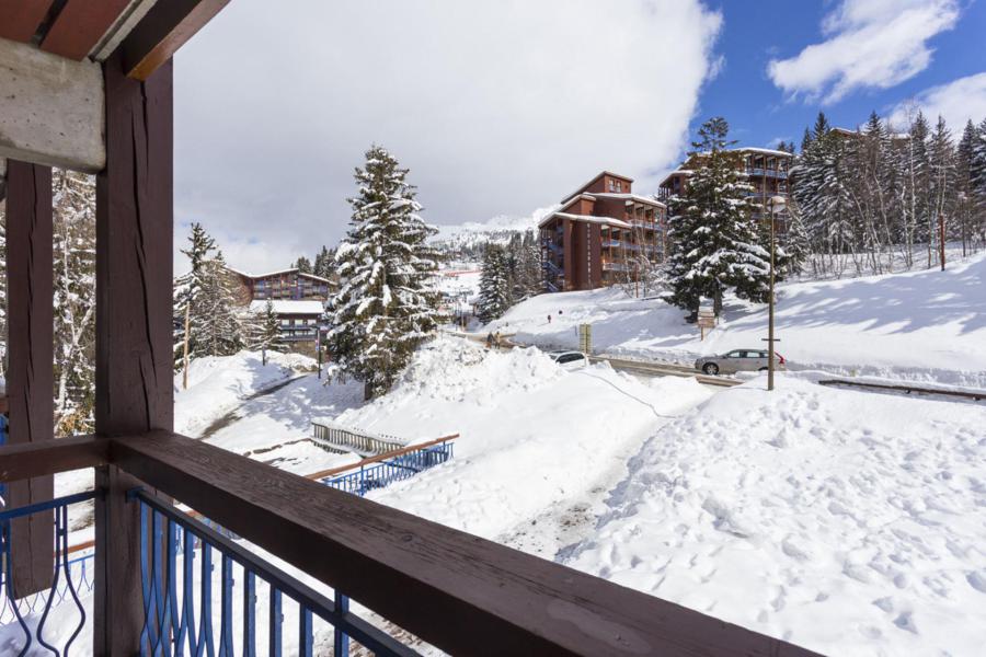 Skiverleih 2-Zimmer-Holzhütte für 5 Personen (713) - La Résidence le Thuria - Les Arcs - Terrasse