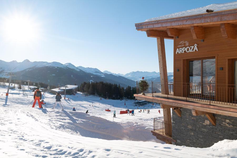 Location au ski Les Chalets Mille8 - Les Arcs - Extérieur hiver
