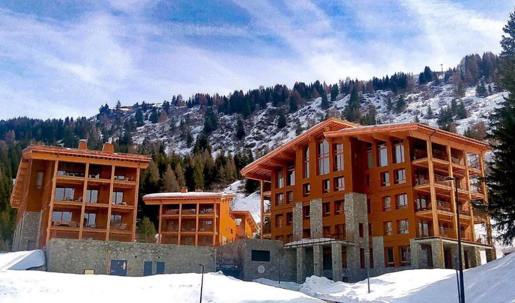 Skiverleih 3-Zimmer-Appartment für 4 Personen (A20) - Les Cristaux - Les Arcs - Draußen im Winter