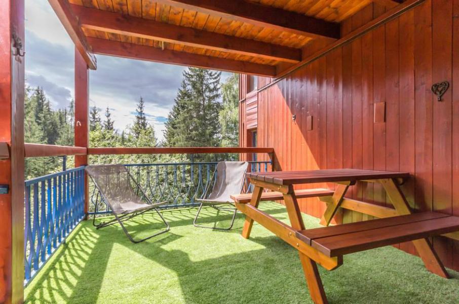 Alquiler al esquí Apartamento cabina 2 piezas para 5 personas (202) - Résidence Aiguille des Glaciers - Les Arcs - Balcón