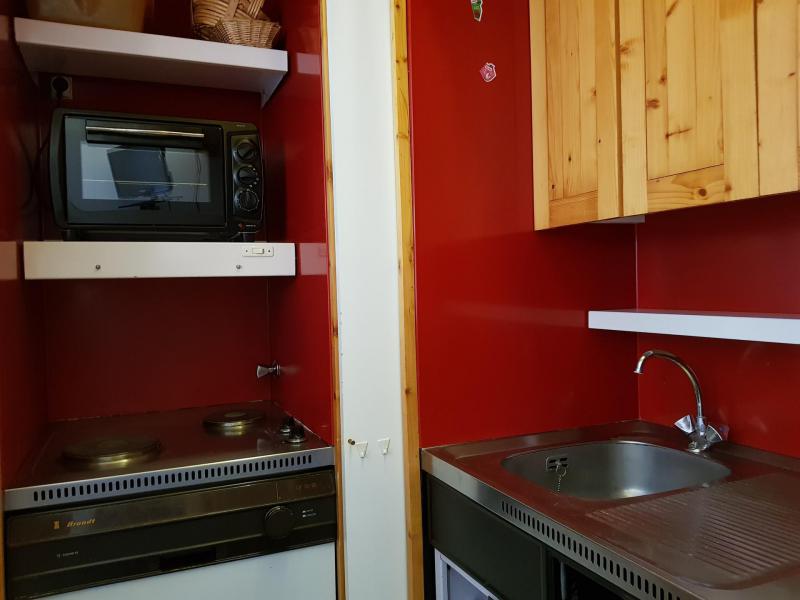 Rent in ski resort Studio sleeping corner 4 people (406) - Résidence Aiguille Rouge - Les Arcs - Kitchen