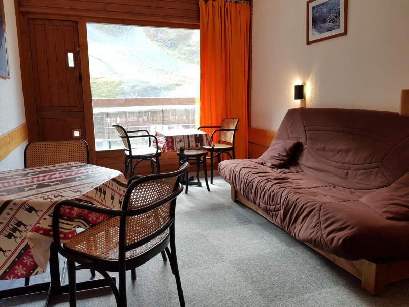 Rent in ski resort Studio sleeping corner 4 people (406) - Résidence Aiguille Rouge - Les Arcs - Living room