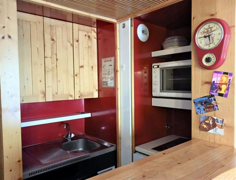 Rent in ski resort Studio sleeping corner 4 people (424) - Résidence Aiguille Rouge - Les Arcs - Kitchen