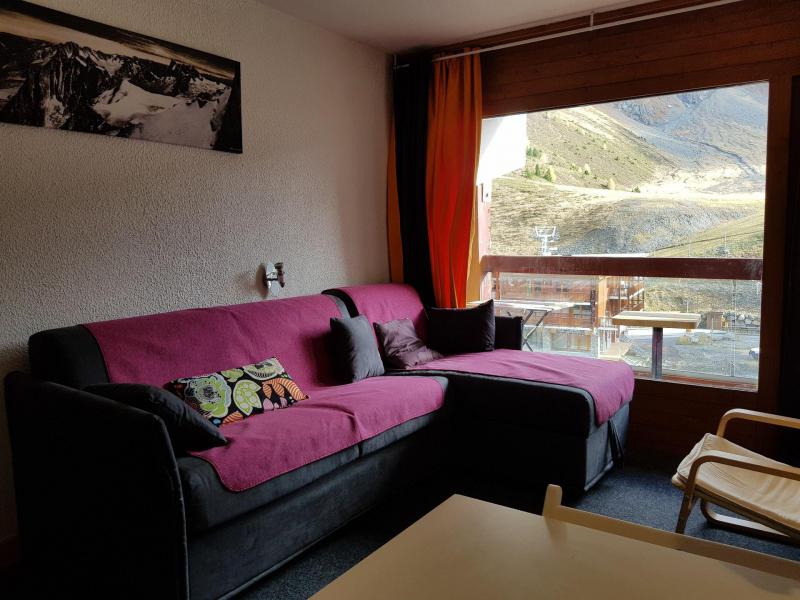 Rent in ski resort Studio sleeping corner 4 people (432) - Résidence Aiguille Rouge - Les Arcs - Living room