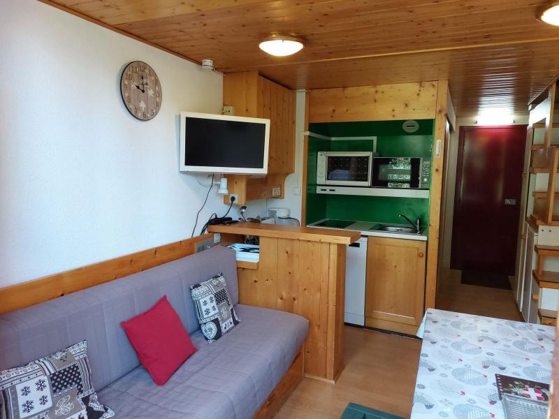 Ski verhuur Appartement duplex 2 kamers 6 personen (238) - Résidence Archeboc - Les Arcs - Woonkamer