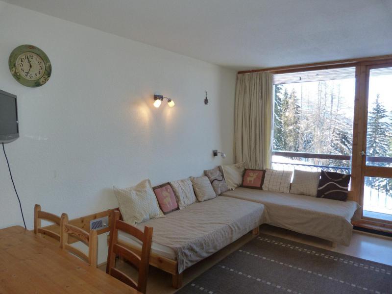 Skiverleih 2-Zimmer-Appartment für 6 Personen (505) - Résidence Armoise - Les Arcs - Wohnzimmer