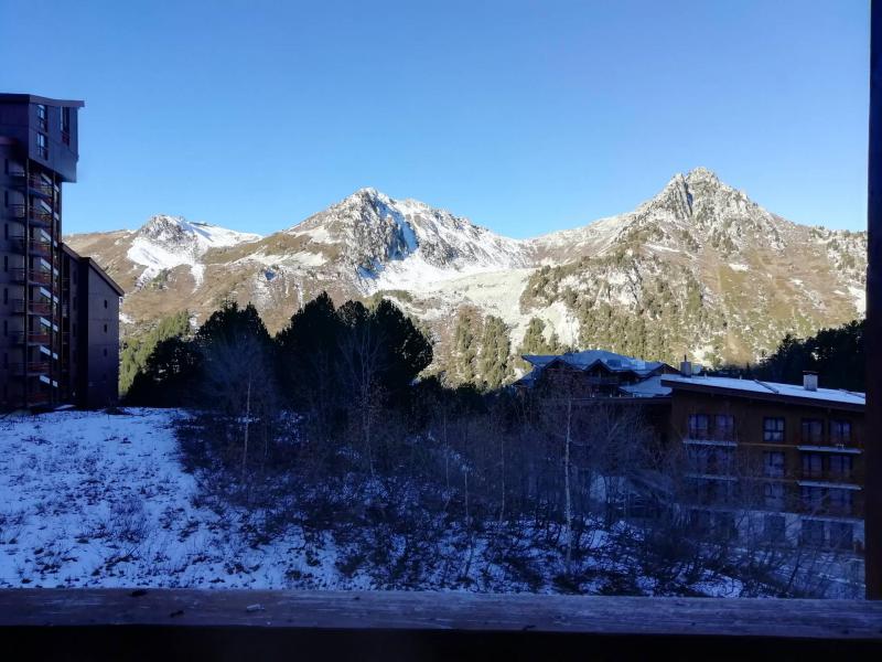 Location au ski Studio coin montagne 4 personnes (403) - Résidence Bel Aval - Les Arcs - Terrasse